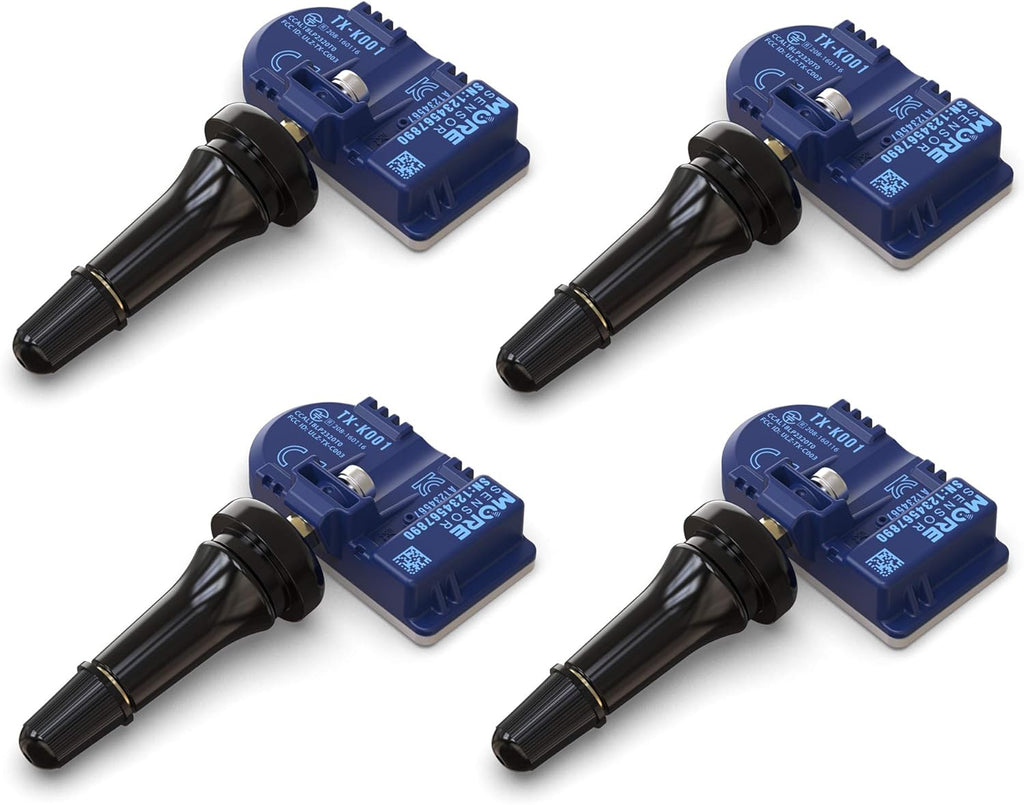 TPMS Tire Pressure Sensor 4-Pack with Rubber Valve Stem O25401