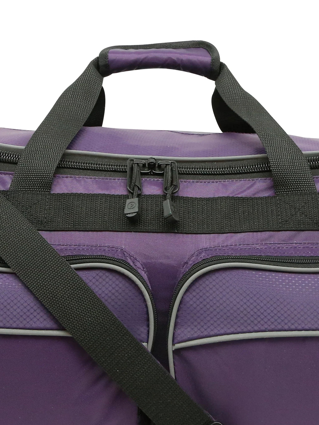 Polyester Sport and Travel Duffel Bag, Black S578