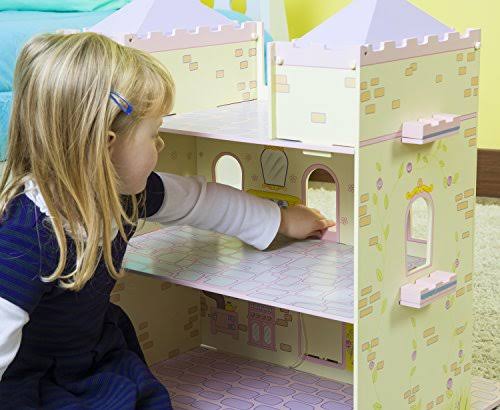 Wooden Fairytale Castle on Lazy Susan X816287