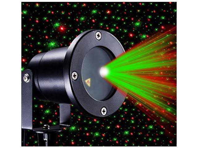Green and Red Star Show Laser Projector with IR Remote C326