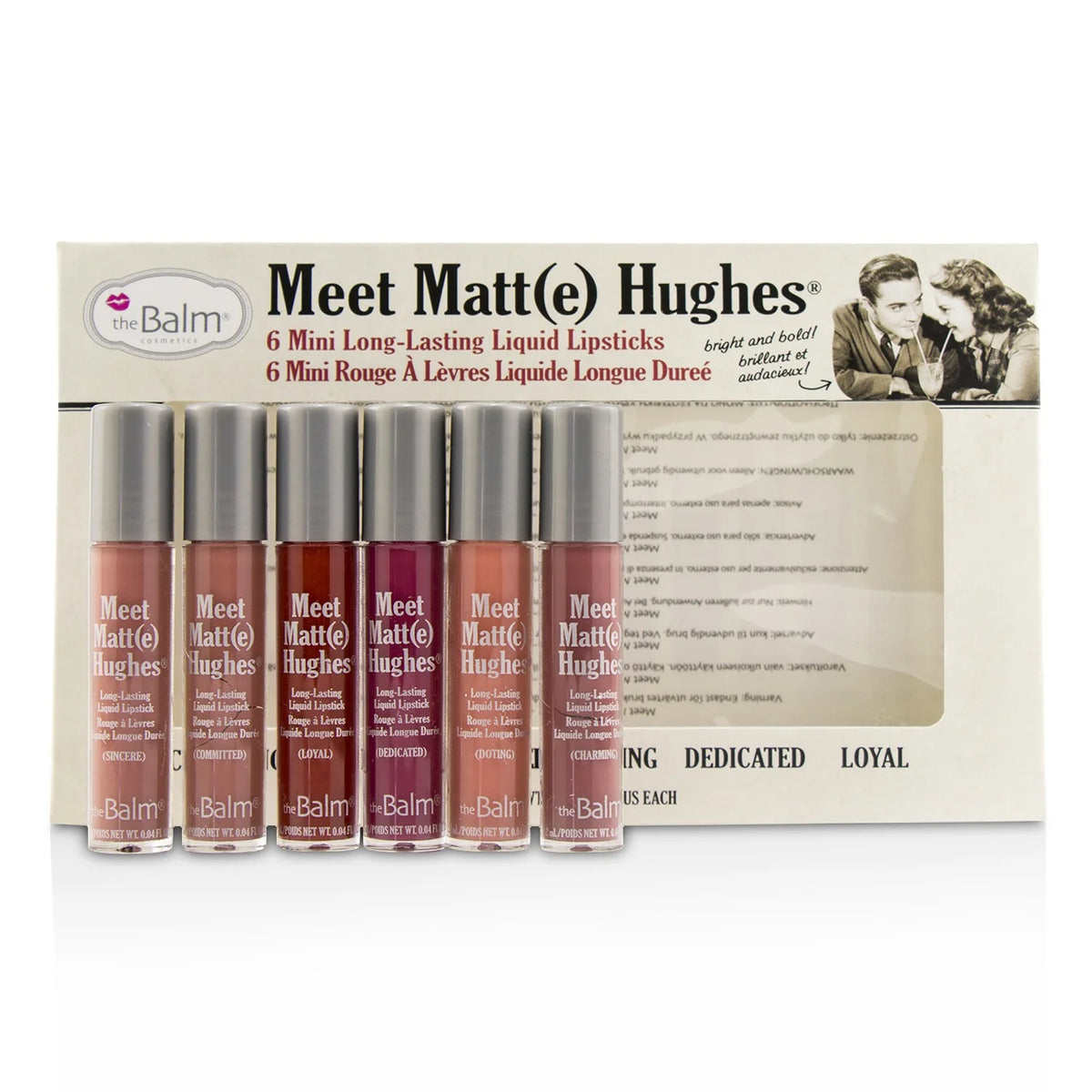 6 Mini Long Lasting Liquid Lipsticks Kit J434650