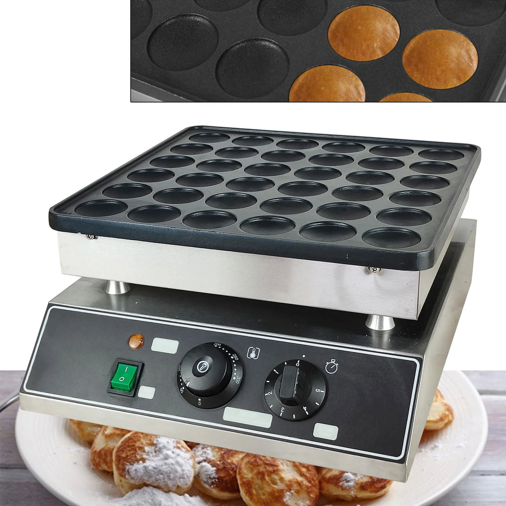 36 Holes 1000W Commercial Electric Nonstick Waffle Maker Machine A22525