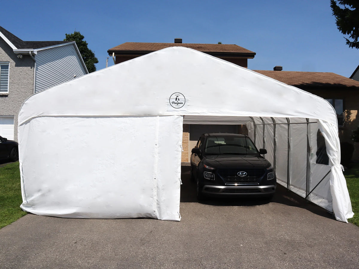 Double Car Shelter 18 ft x 20 ft E5123