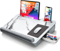Foldable Lap Desk with Mouse Pad and Storage Drawer, Fits Up to 17" Laptop G9305