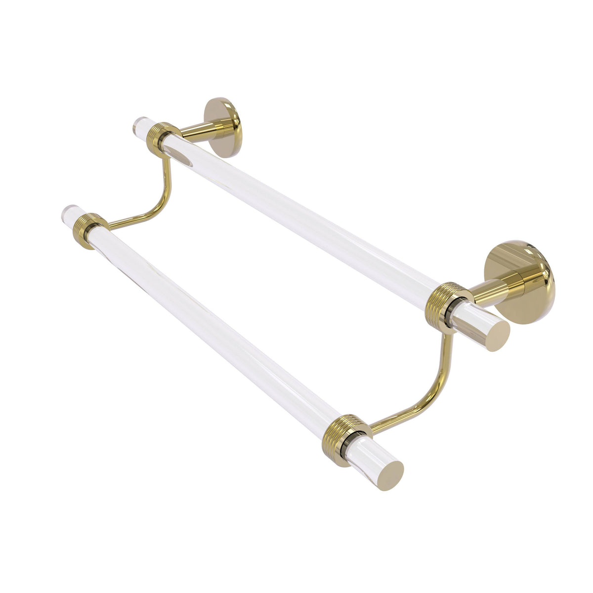 36 in. Double Towel Bar Unlacquered Brass C105