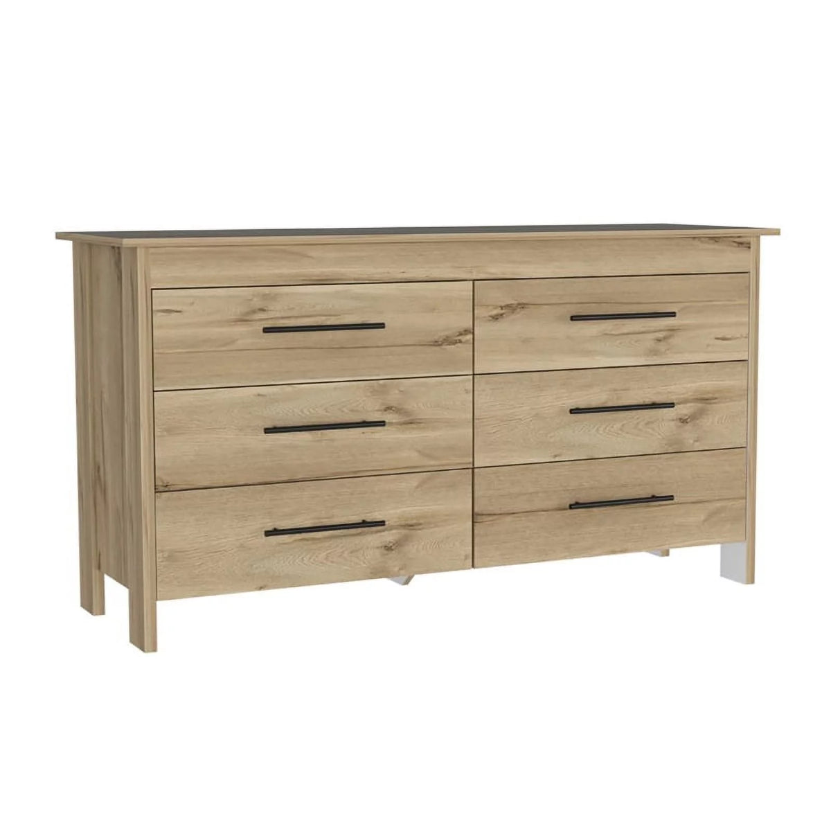 6 Drawer Engineered Wood Double Dresser D571064