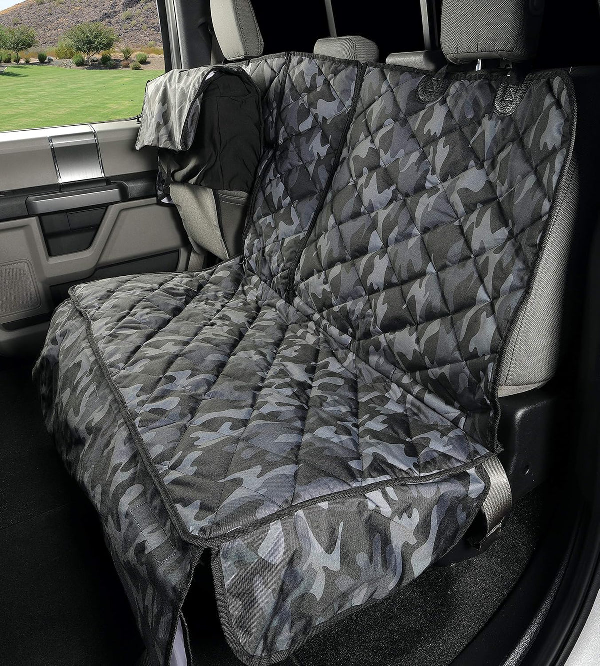 Heavy Duty Waterproof Rear Bench Seat Cover with Hammock K853