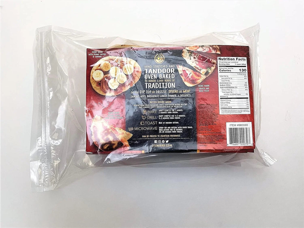 18 Mini Flatbreads in Resealable Packaging C457