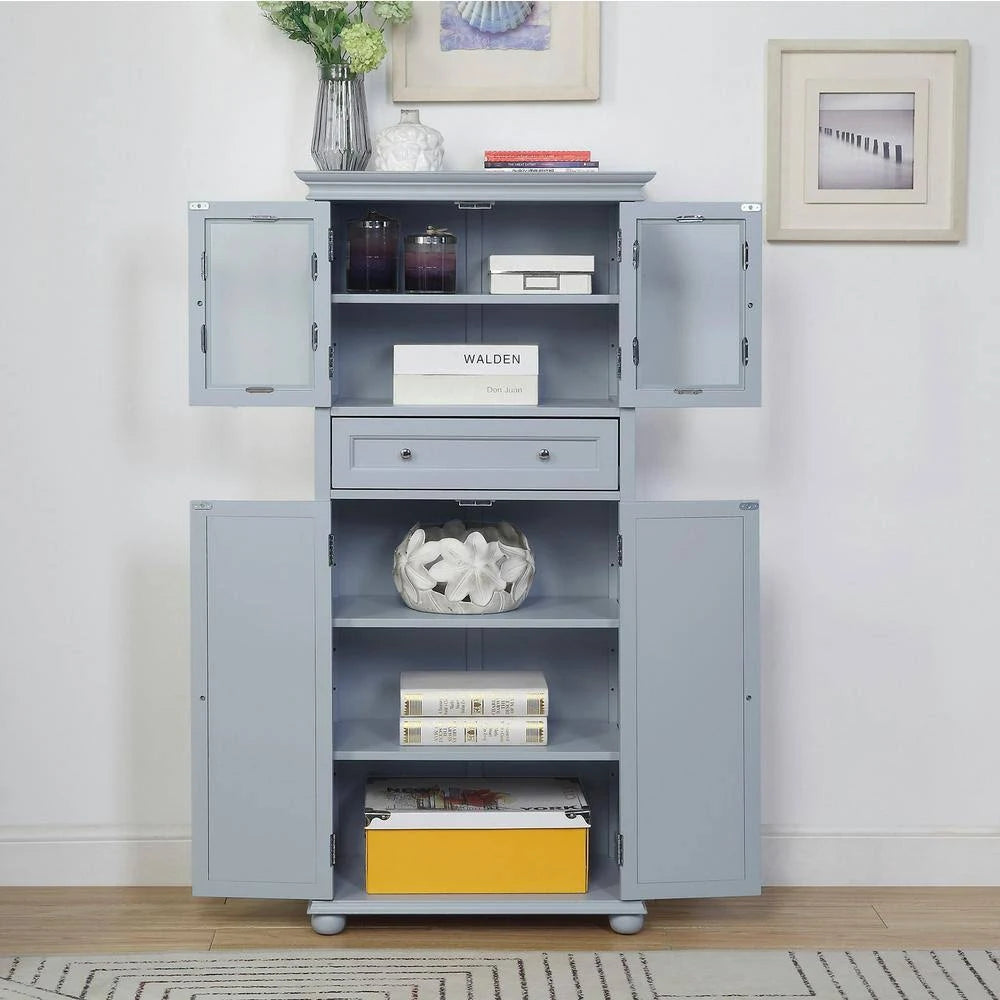 4-Door Tall Cabinet in Dove Grey J99738