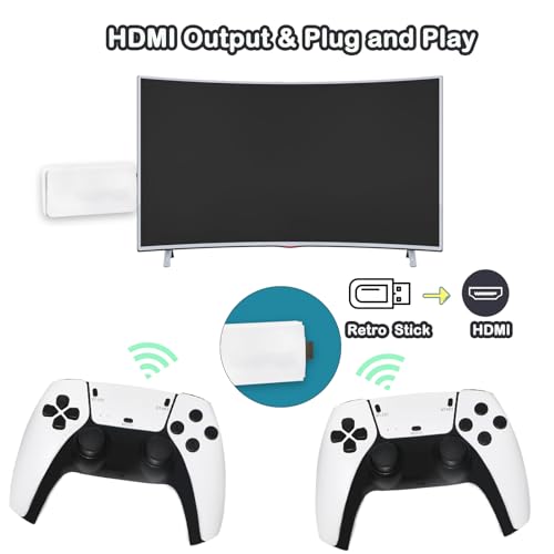 Retro Game Console with Dual Controllers K456