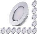 12V Waterproof Ultra-Thin LED Ceiling Light 3000K Warm White 12 Pack C7576