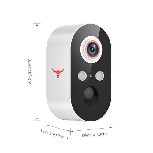 2 Pack 1080p Wireless Security Camera with Color Night Vision V5654