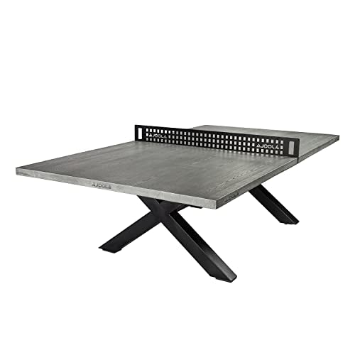 Outdoor Table Tennis Table with Steel Ping Pong Net Set J24387