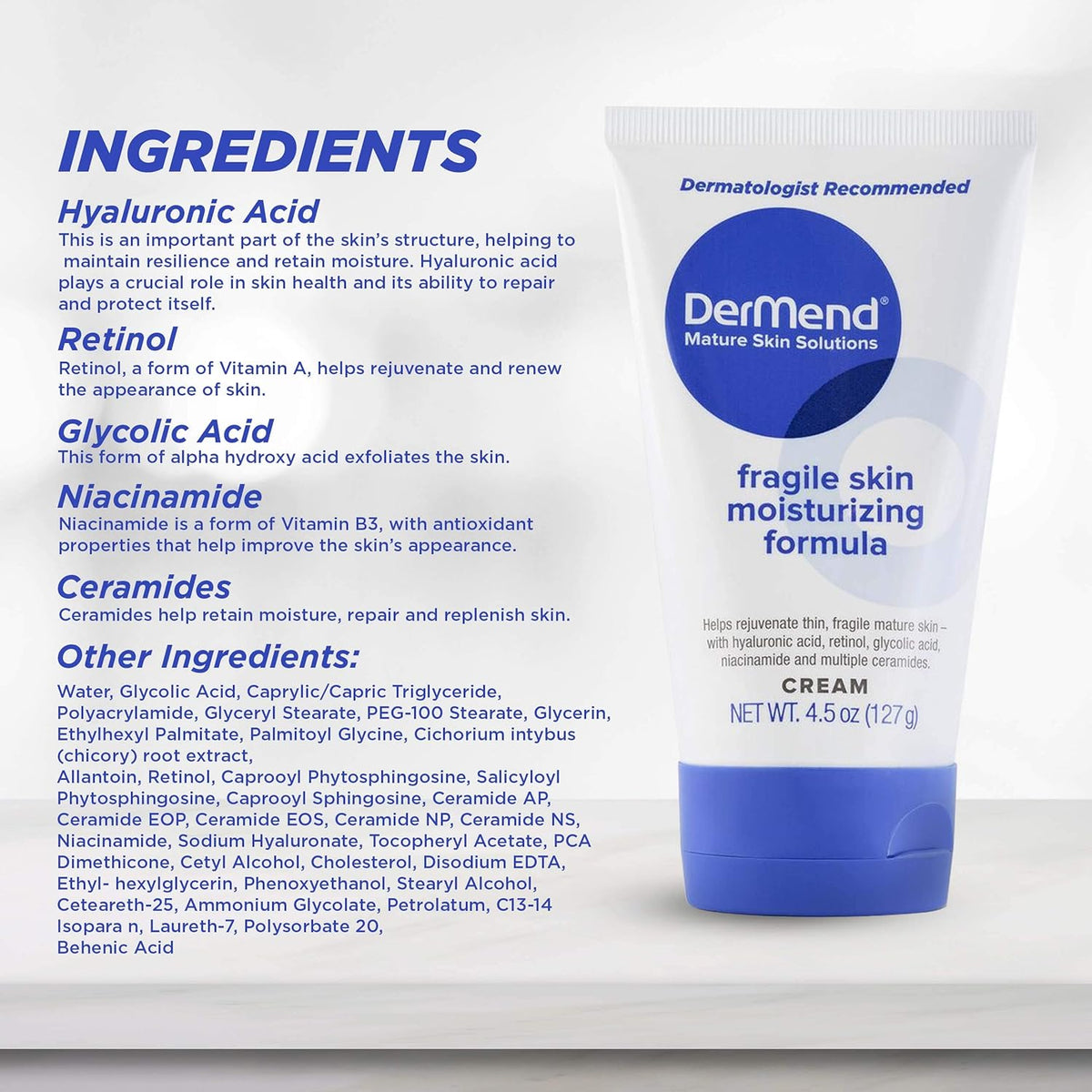 Fragile Skin Moisturizing Cream 4.5 Oz A4437