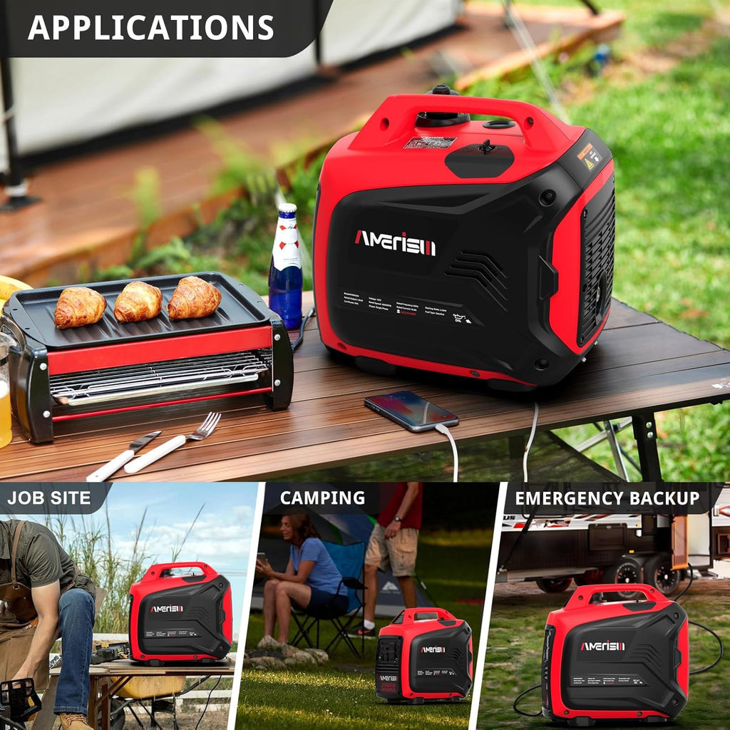 2500-Watt Gas Powered Portable Inverter Generator J159