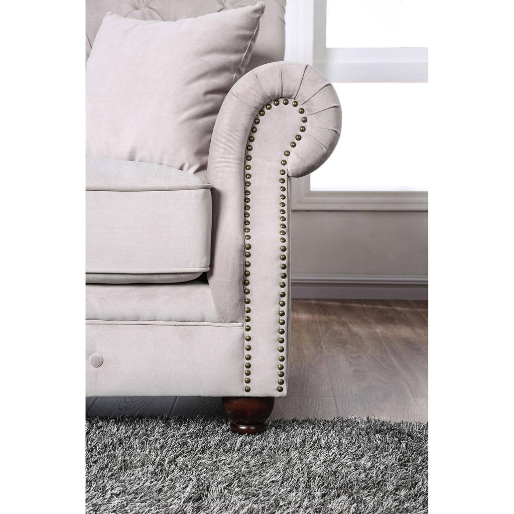Beige Loveseat C195525