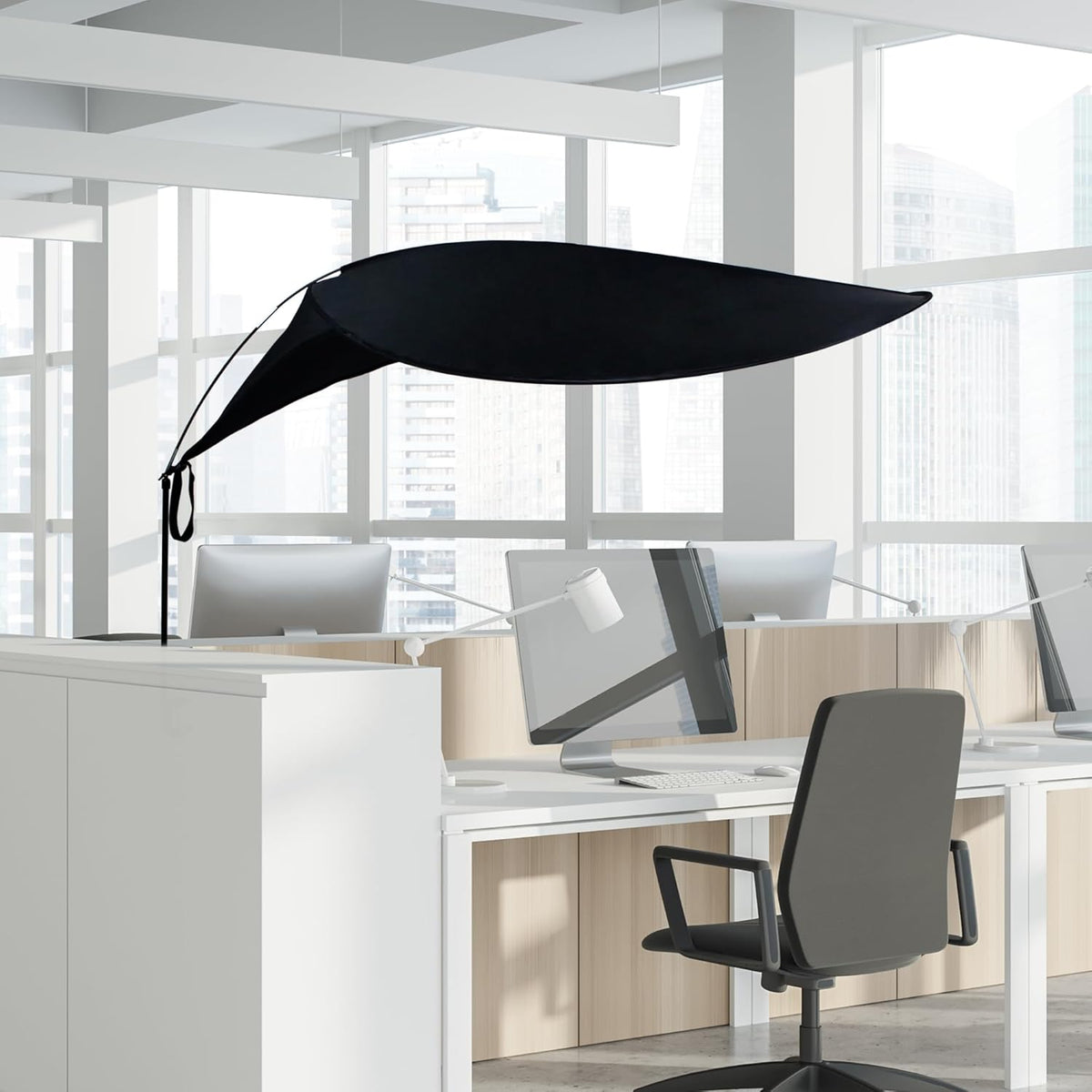 47" Diam Round Office Light Cover and Desk Shade K870824