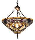 20 Inch 3 Light Inverted Pendant with Mahogany Bronze Finish B3141