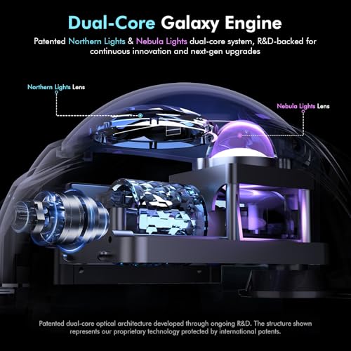 Galaxy Projector with Bluetooth Speaker & White Noise S44218