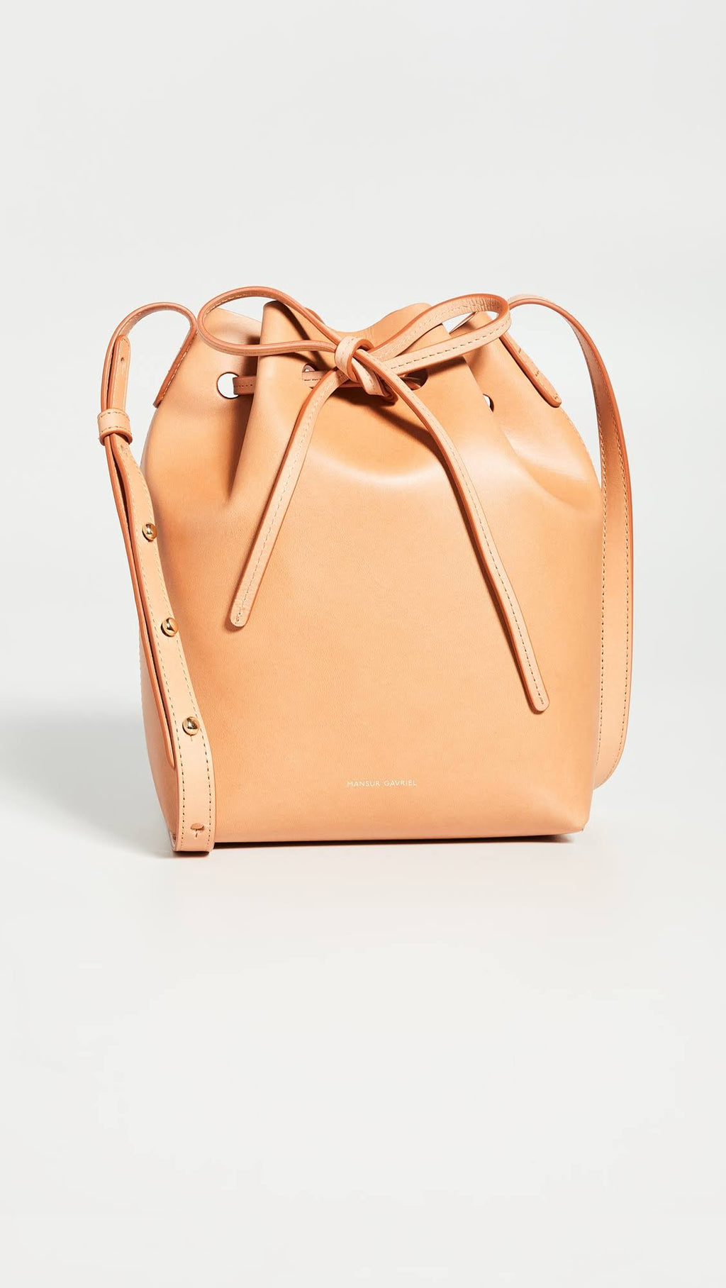Mini Leather Bucket Bag H576