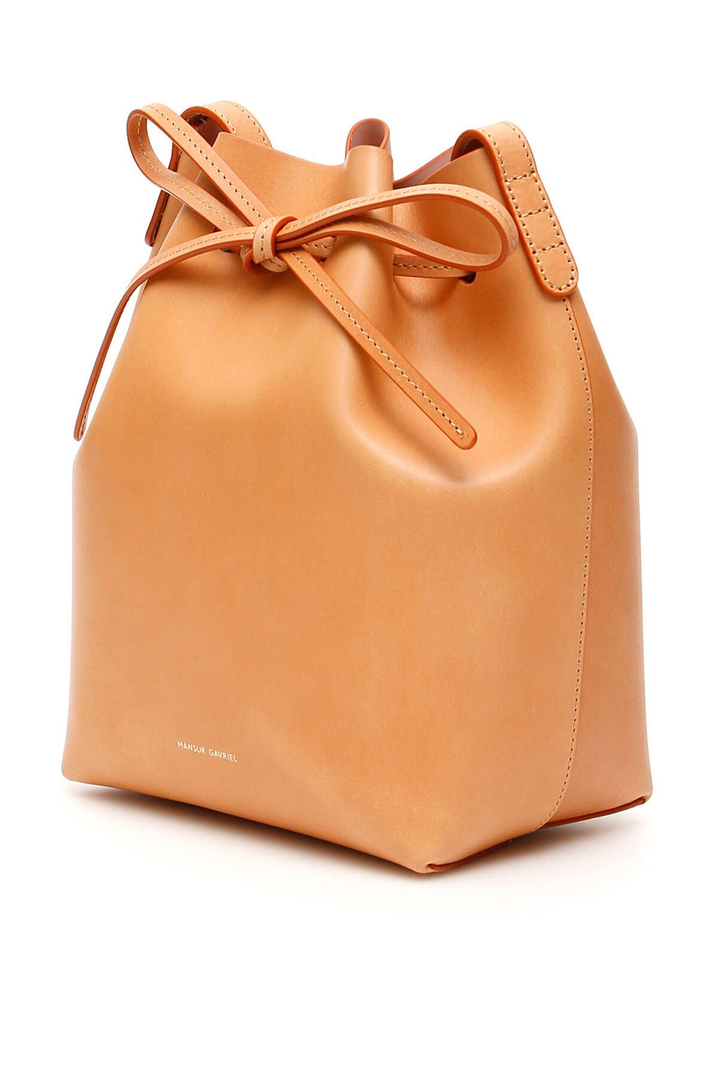 Mini Leather Bucket Bag H576