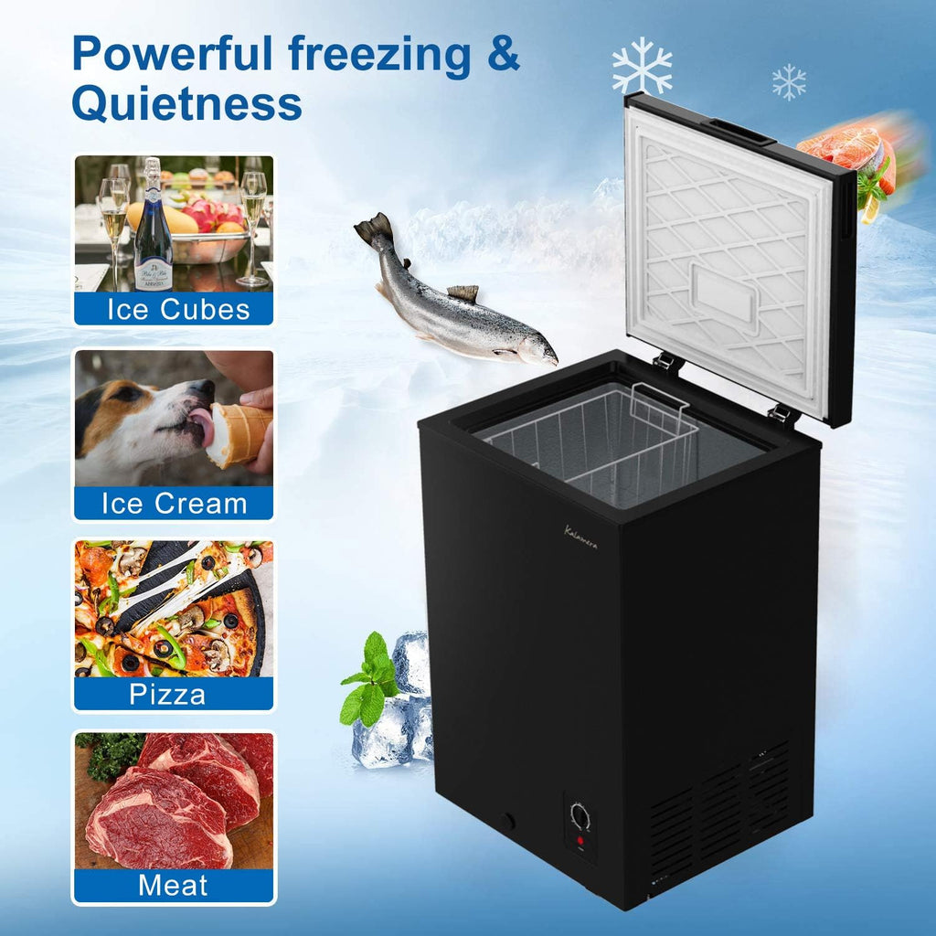 3.5 Cu.ft Chest Freezer Black S9372