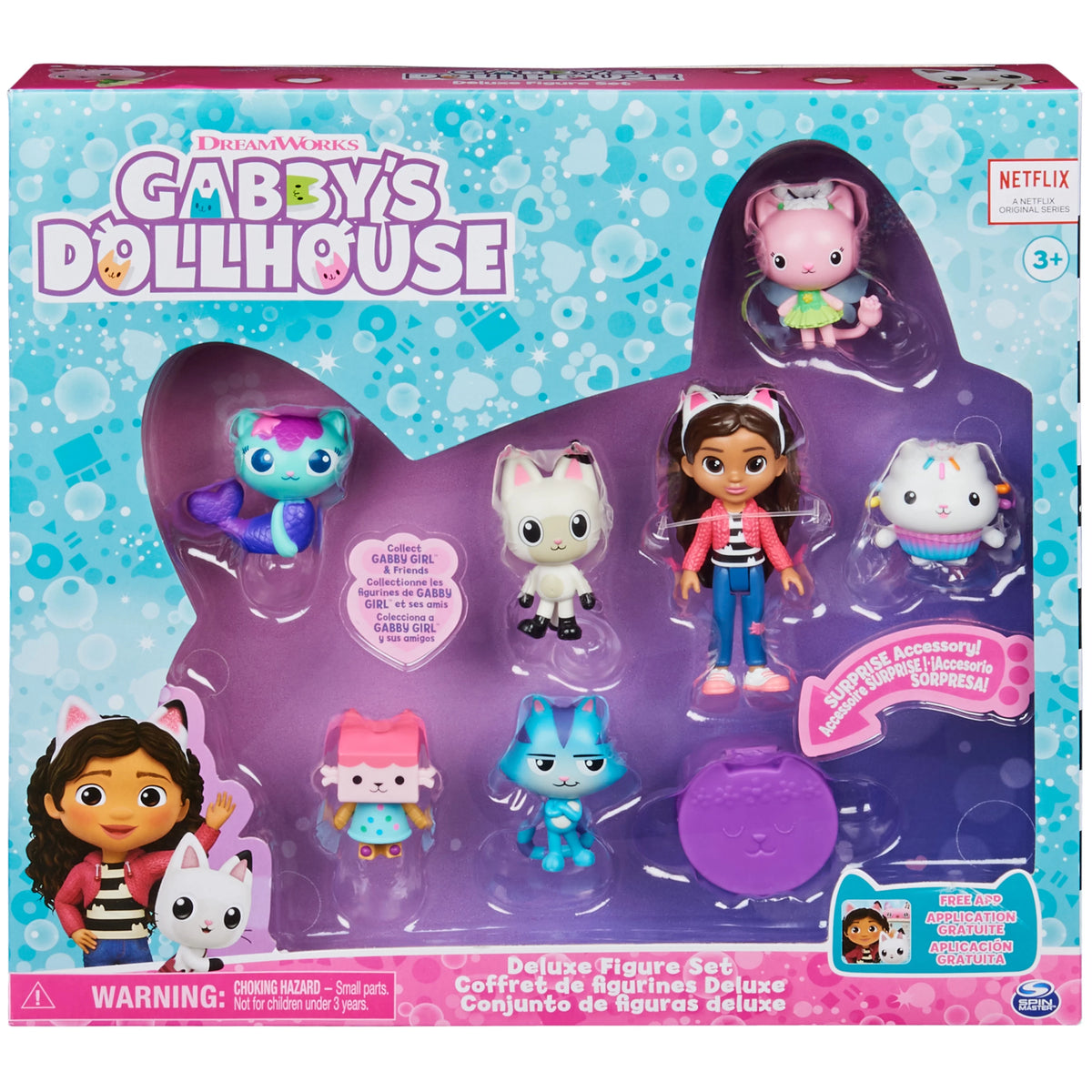 7 Toy Doll Figures Gift Set Q551