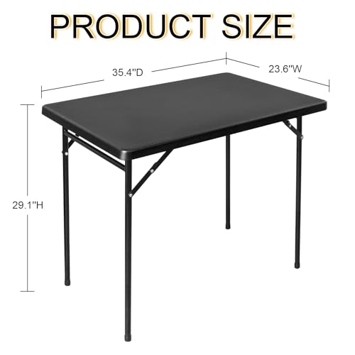 White 3ft Rectangular Plastic Folding Table N301013