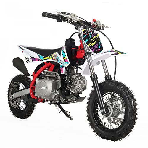110cc Dirt Bike with Automatic Transmission, Electric Start, 10"/10" Tires (Black) E561