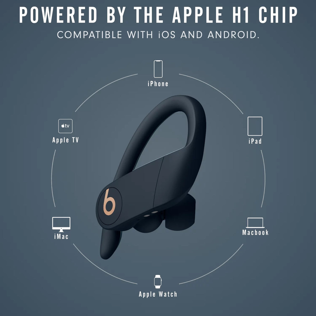Navy Bluetooth True Wireless Earbuds with Charging Case Y63237
