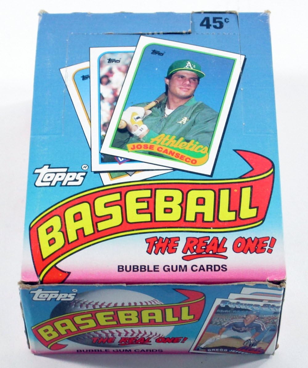 1989 Topps Baseball Cards Box (36 packs) Y29819