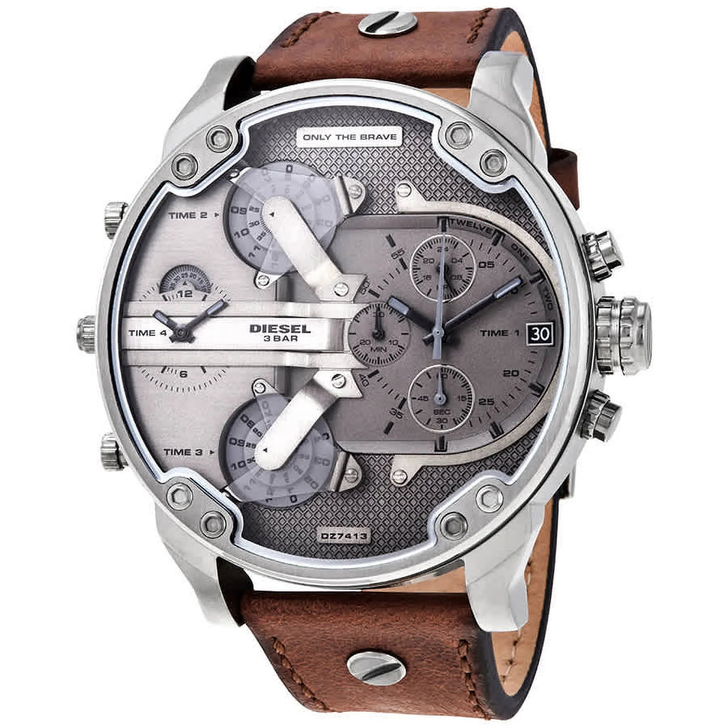 Grey Dial Chronograph Quartz Men's Watch O37685