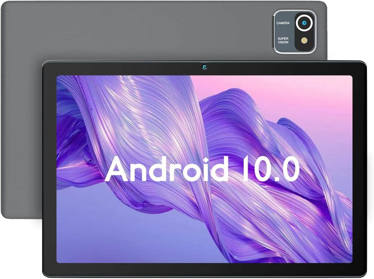 10 Inch Android Tablet IPS HD Display 2GB+32GB Quad-Core 6000mAh Battery Silver M962