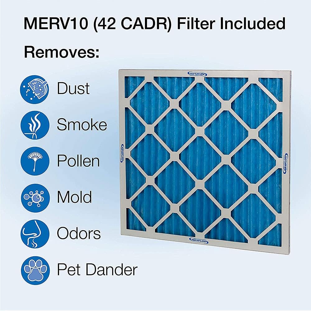 2-in-1 20-inch Box Fan and Air Purifier with MERV10 Filter V300560