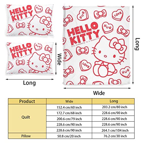 Pink Black 3pcs Bedding Set Comforter Duvet Cover Set P66242