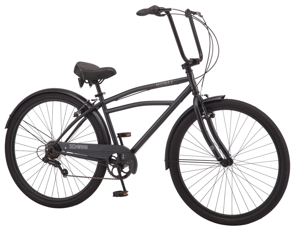 29-inch 7-speed Black Cruiser Bike E180