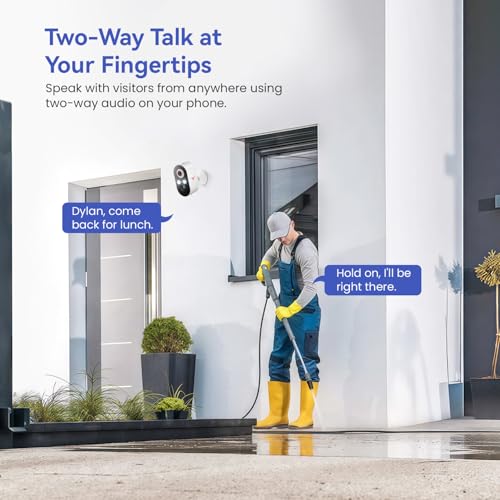 2 Pack 1080p Wireless Security Camera with Color Night Vision V5654