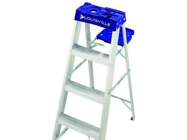 10 ft Aluminum 250 lb Capacity Stepladder J5190