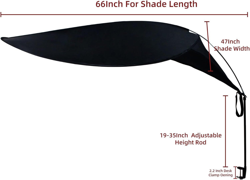 47" Diam Round Office Light Cover and Desk Shade K870824