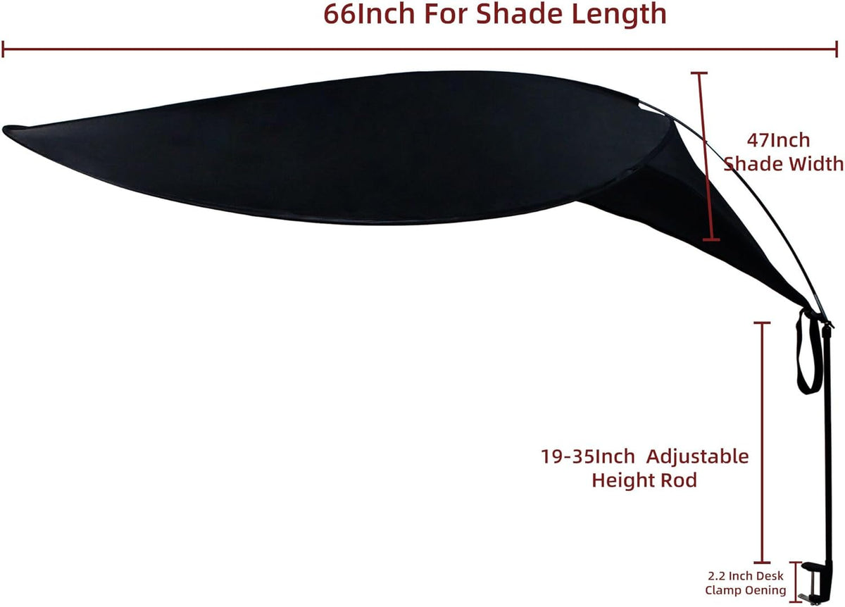 47" Diam Round Office Light Cover and Desk Shade K870824