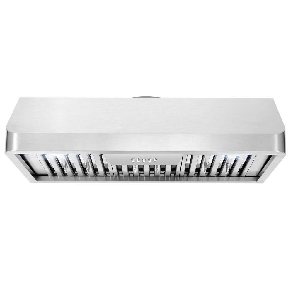 36 in. Ducted Under Cabinet Range Hood in Stainless Steel R882287