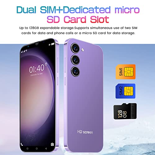 Blue 5.0 Inch Android 9.0 Dual SIM Dual Camera Quad Core 16GB Mobile Phone Q9795