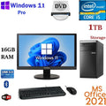 22" LCD Desktop Computer PC 16GB RAM 1TB W6863