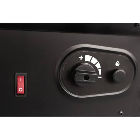 Black Portable Forced Air Propane Heater Y327610