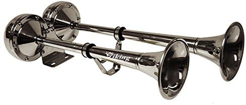 Loud 125 Decibels Electric 12 Volt Dual Trumpet Marine Horn F257229