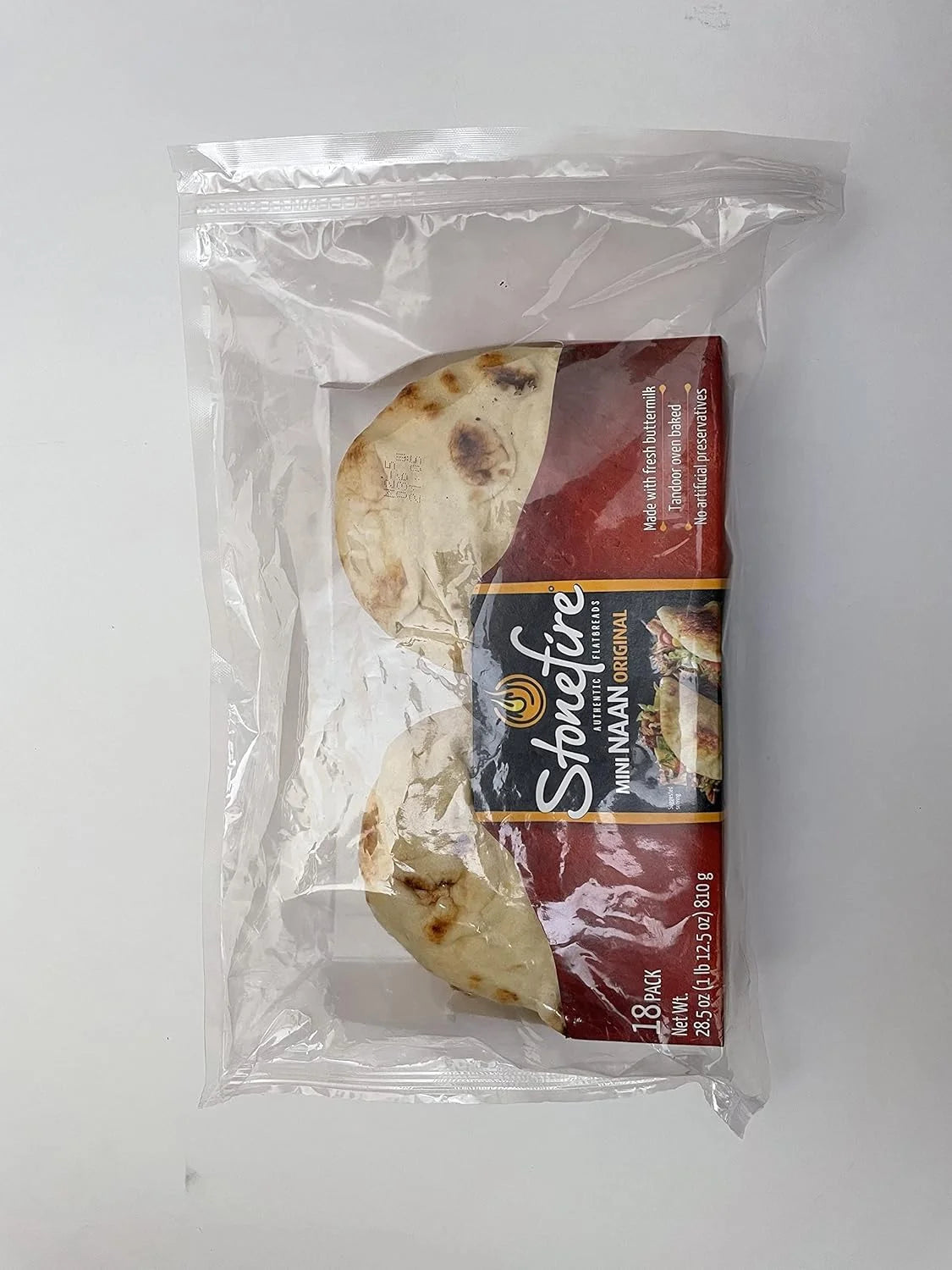 18 Mini Flatbreads in Resealable Packaging C457