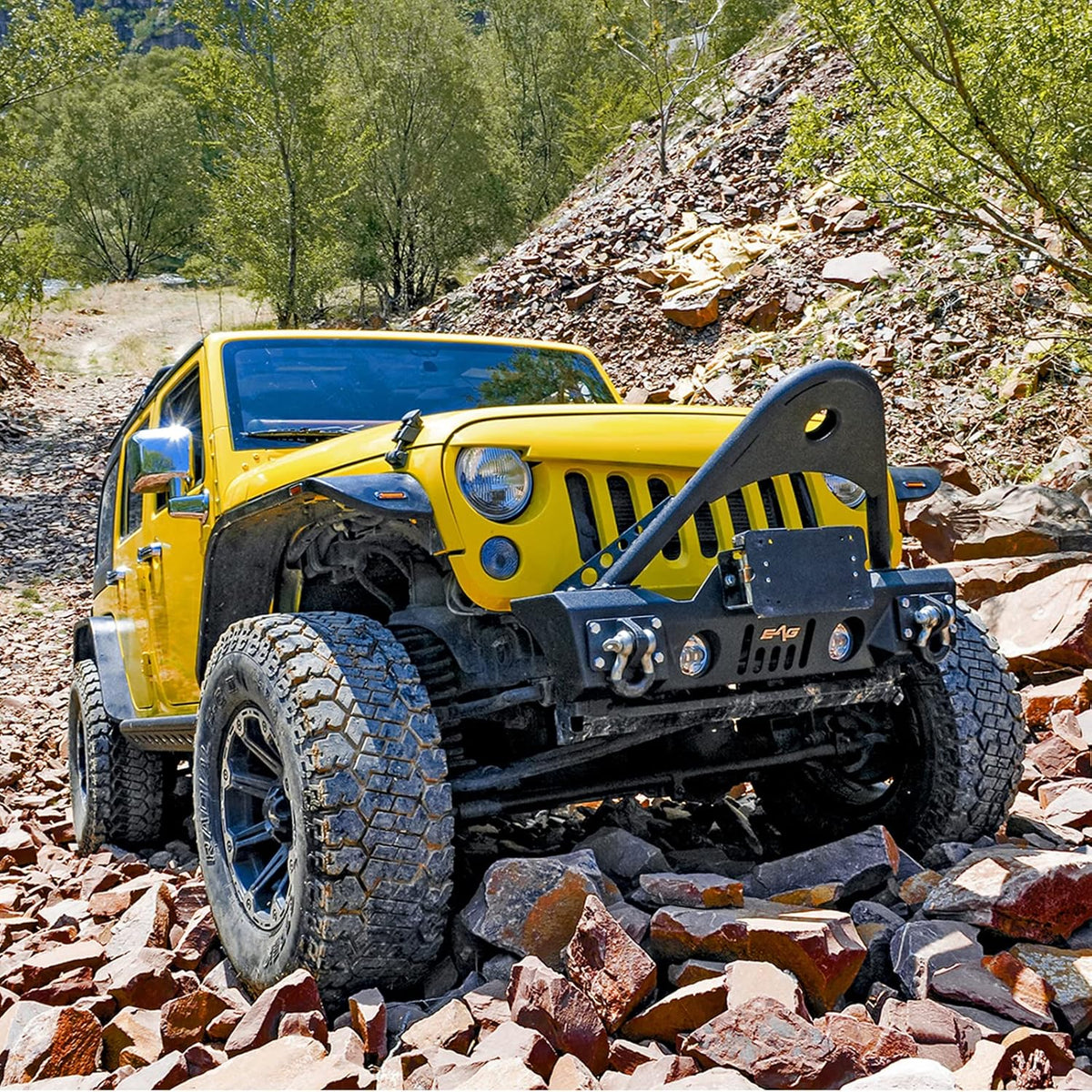 Front and Rear Bumper with Tire Carrier H2256