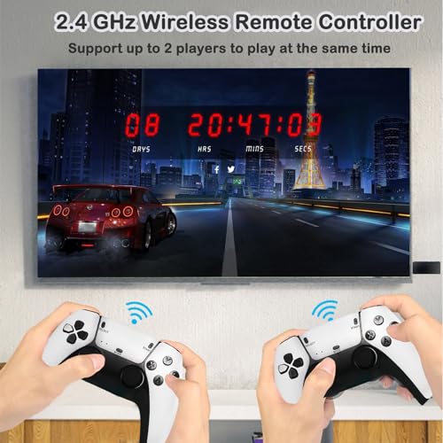 Retro Game Console with Dual Controllers K456