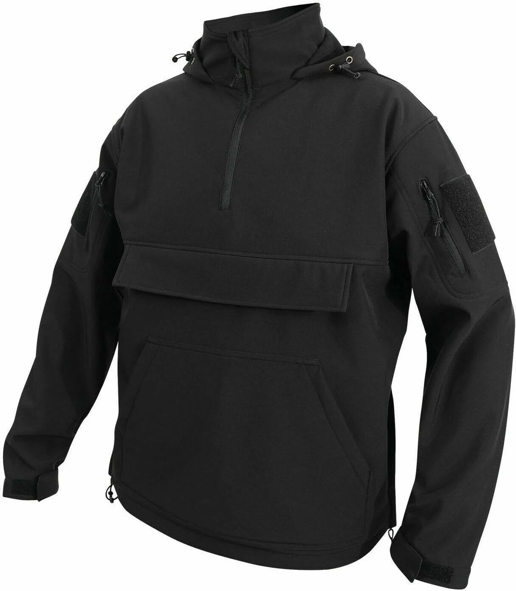 Black Soft Shell Anorak X8185