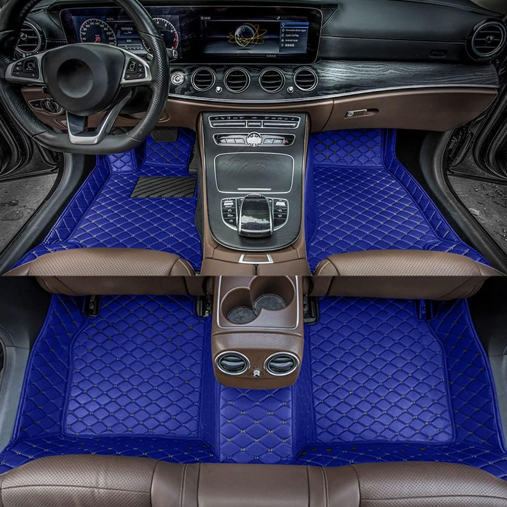 All Weather Non-Slip Leather Car Floor Liners D8761